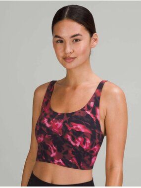 Lululemon Nulu Front-Darting Yoga Bra *Light Support B/C Cup Intensity Pink Blos